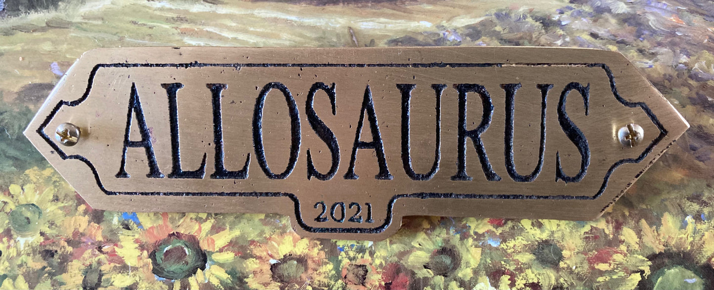 Handmade Dinosaur Wall Sculpture