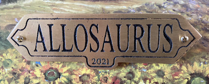 Handmade Dinosaur Wall Sculpture