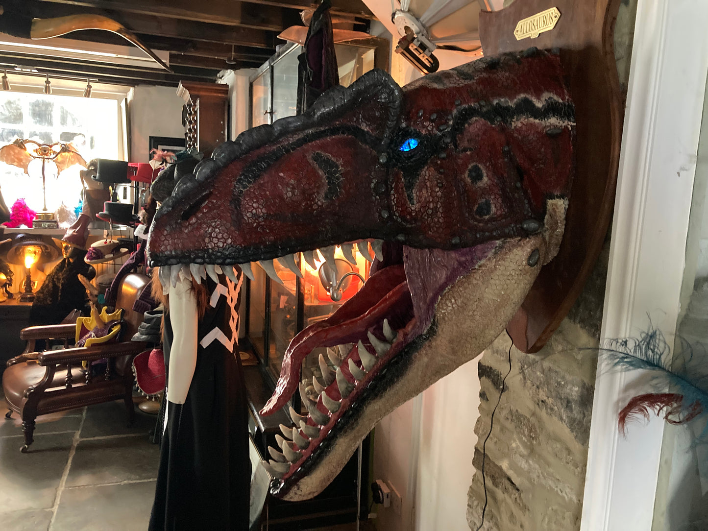 Handmade Dinosaur Wall Sculpture