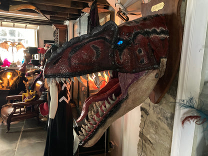 Handmade Dinosaur Wall Sculpture