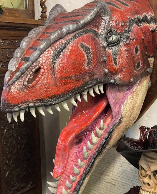 Handmade Dinosaur Wall Sculpture