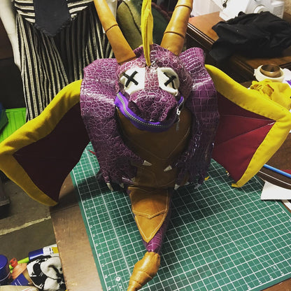 Mystic Ember Purple Dragon Bag