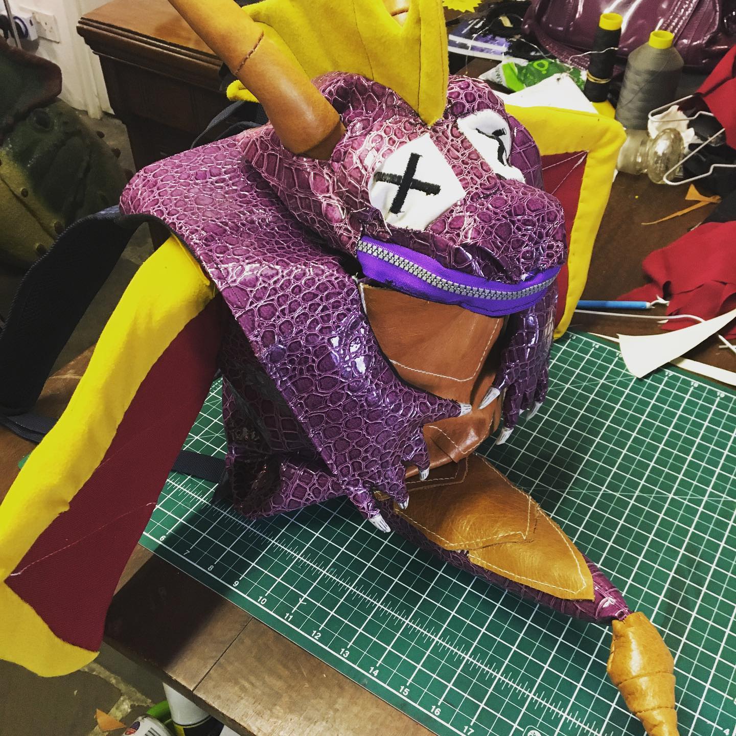 Mystic Ember Purple Dragon Bag