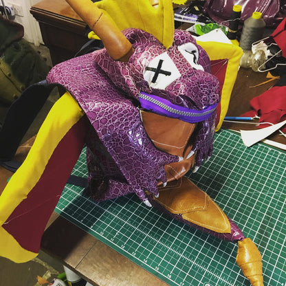 Mystic Ember Purple Dragon Bag